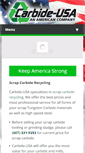 Mobile Screenshot of carbide-usa.com
